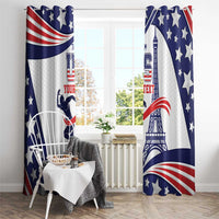 Personalized USA Athletics Window Curtain One For All Summer Sport - Wonder Print Shop