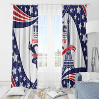 Personalized USA Athletics Window Curtain One For All Summer Sport - Wonder Print Shop