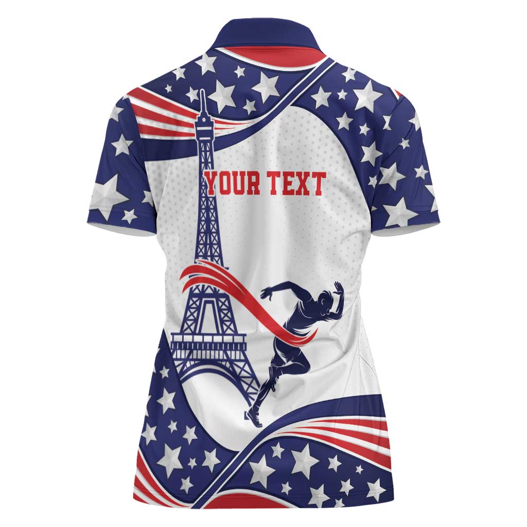 Personalized USA Athletics Women Polo Shirt One For All Summer Sport - Wonder Print Shop