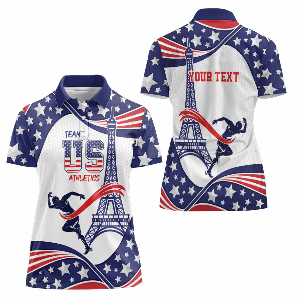Personalized USA Athletics Women Polo Shirt One For All Summer Sport - Wonder Print Shop