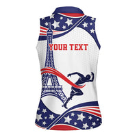 Personalized USA Athletics Women Sleeveless Polo Shirt One For All Summer Sport - Wonder Print Shop