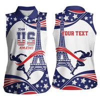 Personalized USA Athletics Women Sleeveless Polo Shirt One For All Summer Sport - Wonder Print Shop