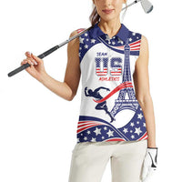 Personalized USA Athletics Women Sleeveless Polo Shirt One For All Summer Sport - Wonder Print Shop