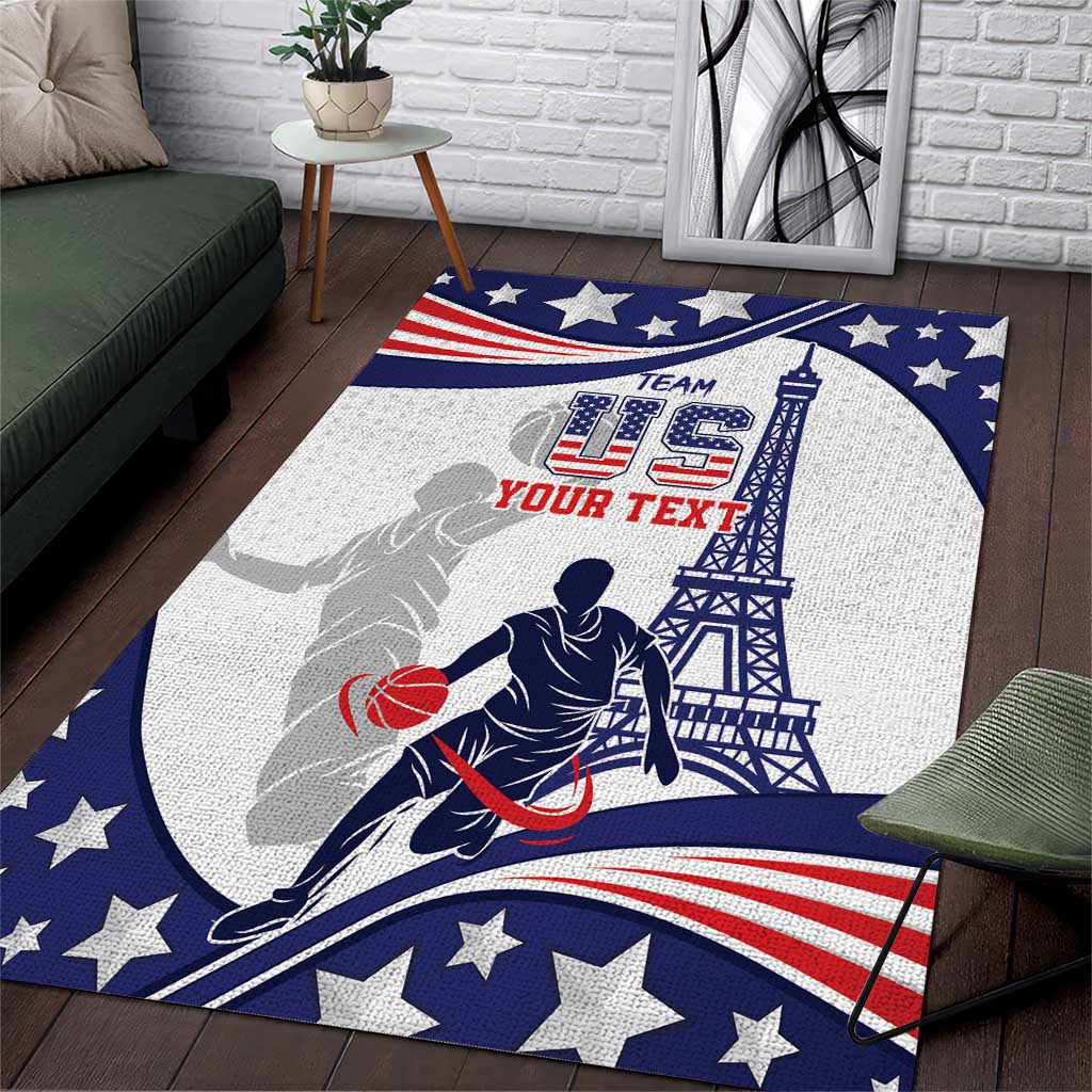 Personalized USA Basketball Area Rug One For All Summer Sport LT9 - Wonder Print Shop