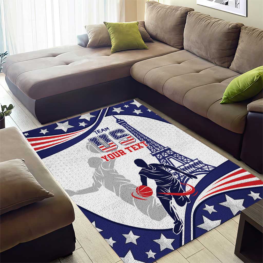 Personalized USA Basketball Area Rug One For All Summer Sport LT9 - Wonder Print Shop