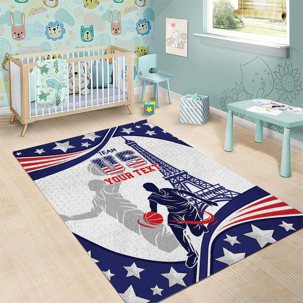 Personalized USA Basketball Area Rug One For All Summer Sport LT9 - Wonder Print Shop