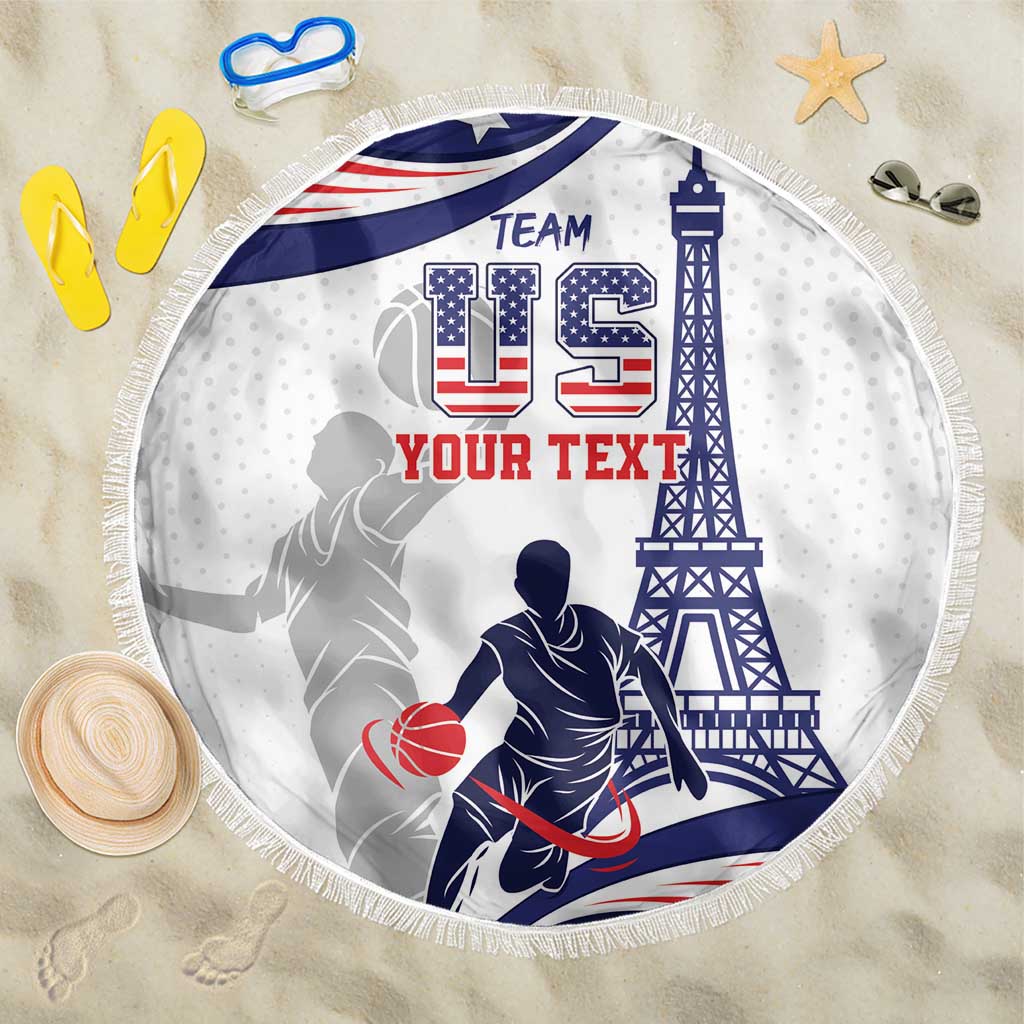 Personalized USA Basketball Beach Blanket One For All Summer Sport LT9 - Wonder Print Shop