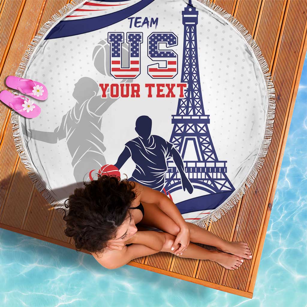 Personalized USA Basketball Beach Blanket One For All Summer Sport LT9 - Wonder Print Shop