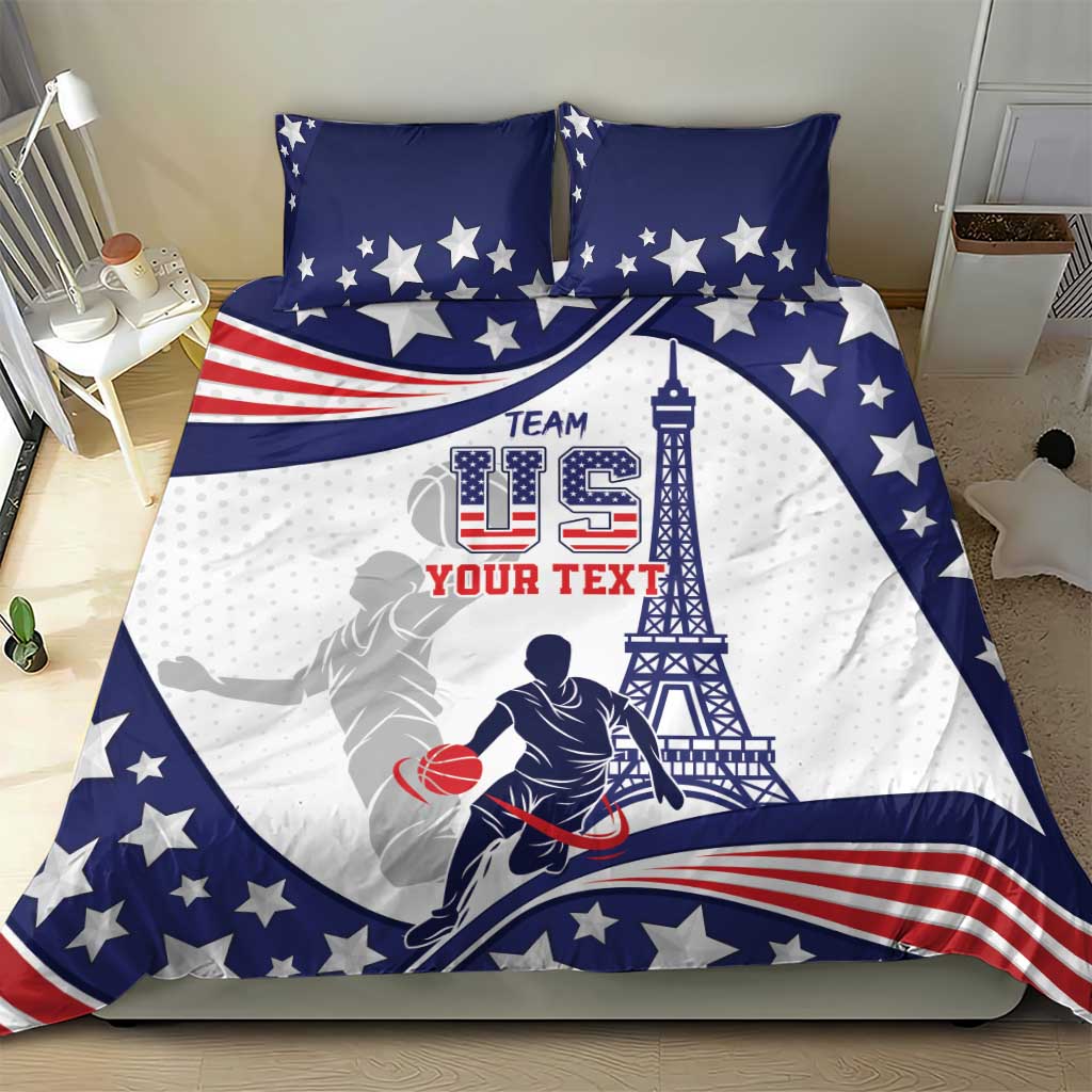 Personalized USA Basketball Bedding Set One For All Summer Sport LT9 - Wonder Print Shop