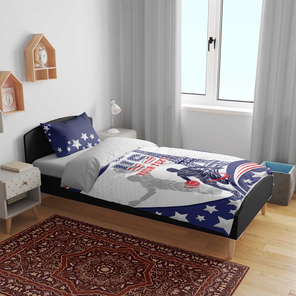 Personalized USA Basketball Bedding Set One For All Summer Sport LT9 - Wonder Print Shop