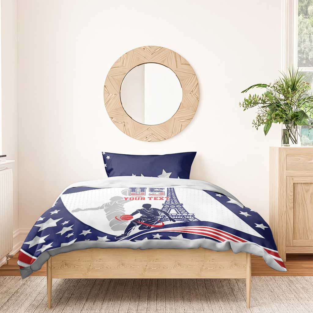 Personalized USA Basketball Bedding Set One For All Summer Sport LT9 - Wonder Print Shop