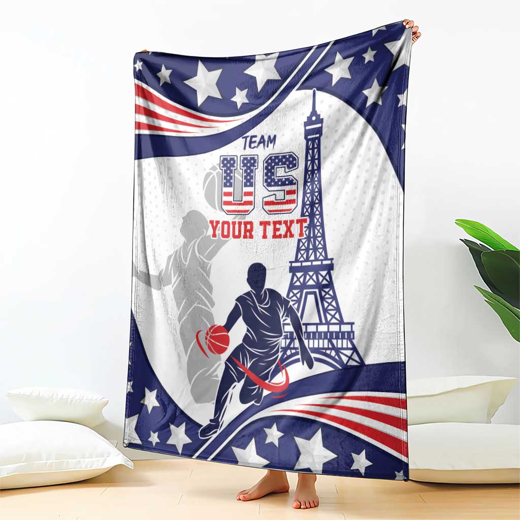 Personalized USA Basketball Blanket One For All Summer Sport