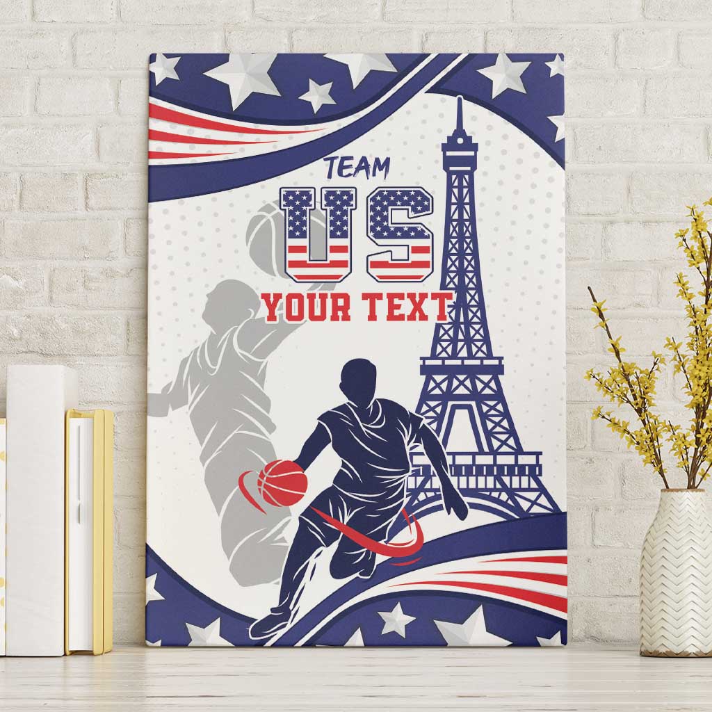 Personalized USA Basketball Canvas Wall Art One For All Summer Sport LT9 - Wonder Print Shop