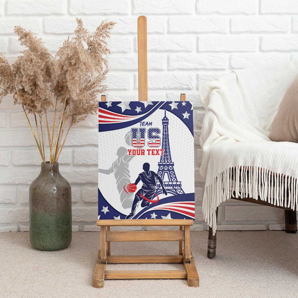 Personalized USA Basketball Canvas Wall Art One For All Summer Sport LT9 - Wonder Print Shop