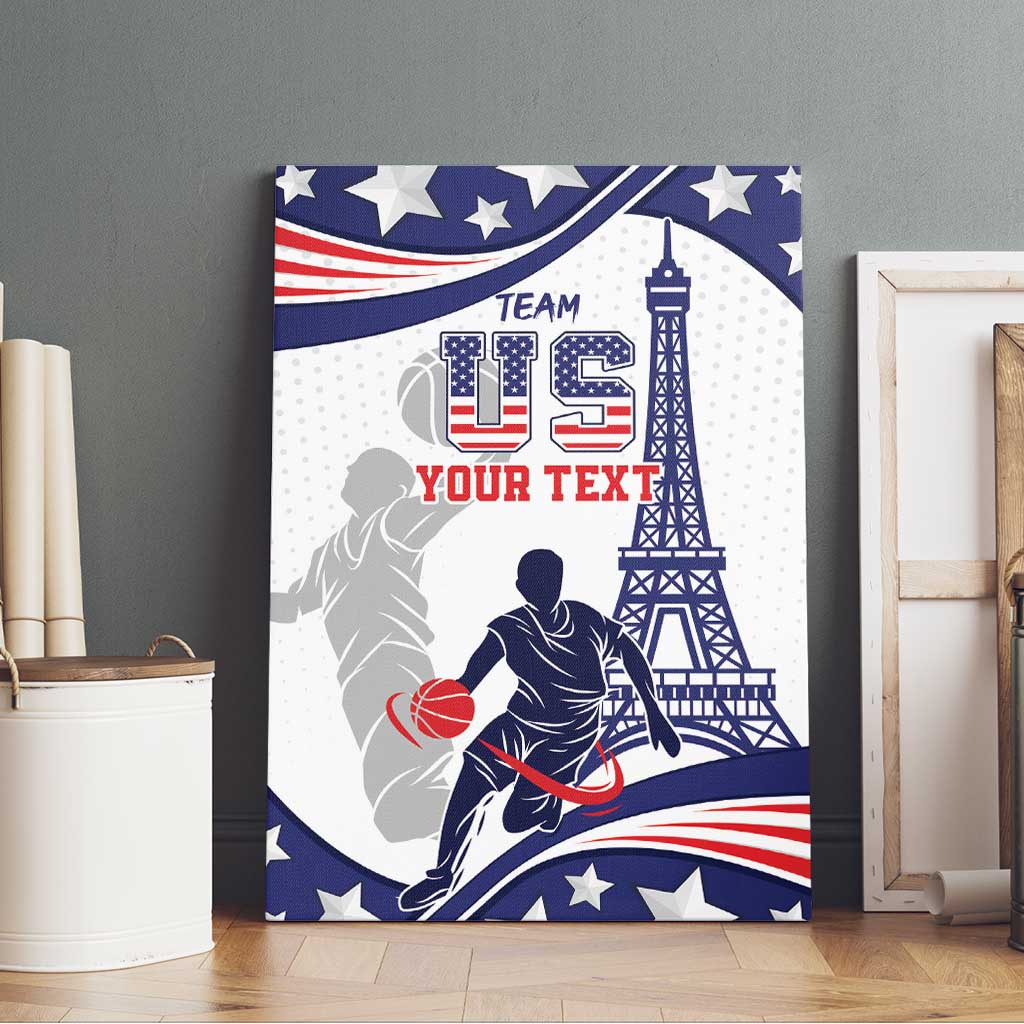 Personalized USA Basketball Canvas Wall Art One For All Summer Sport LT9 - Wonder Print Shop