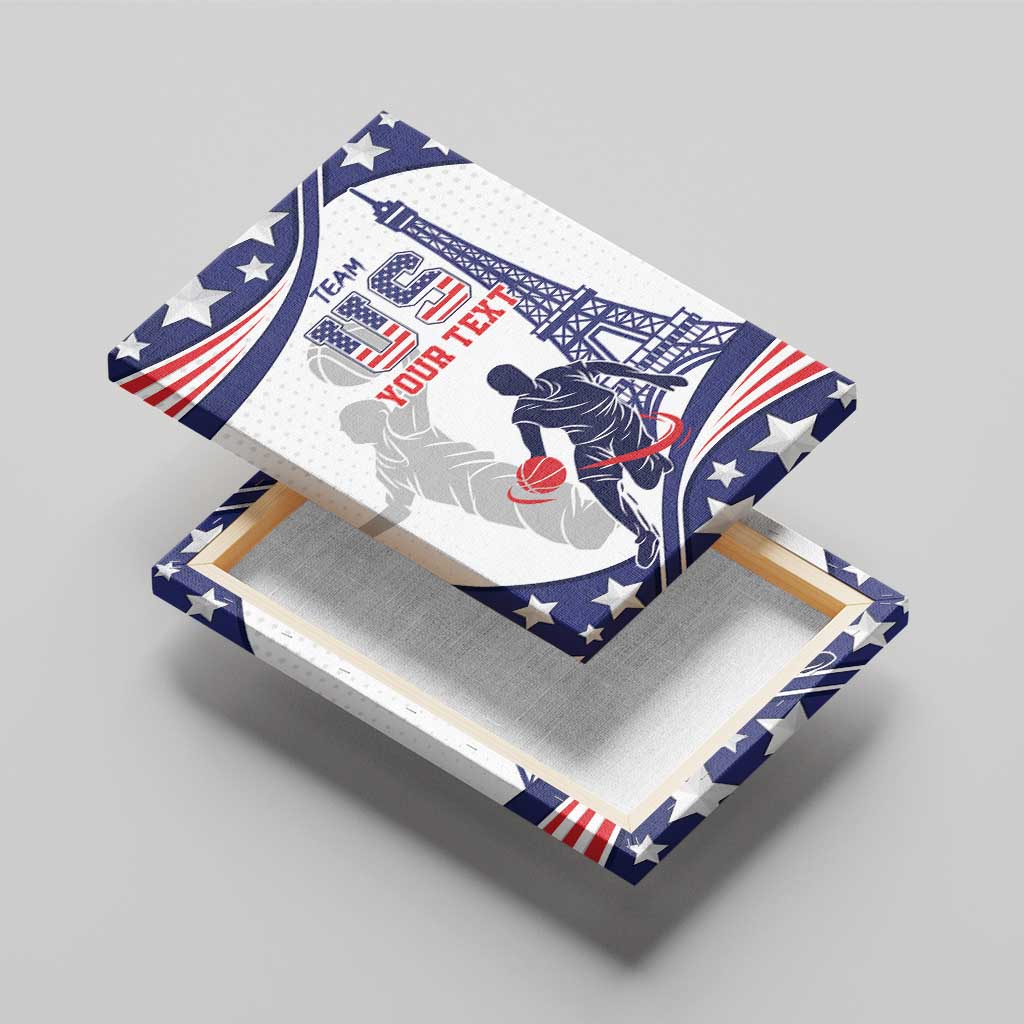 Personalized USA Basketball Canvas Wall Art One For All Summer Sport LT9 - Wonder Print Shop