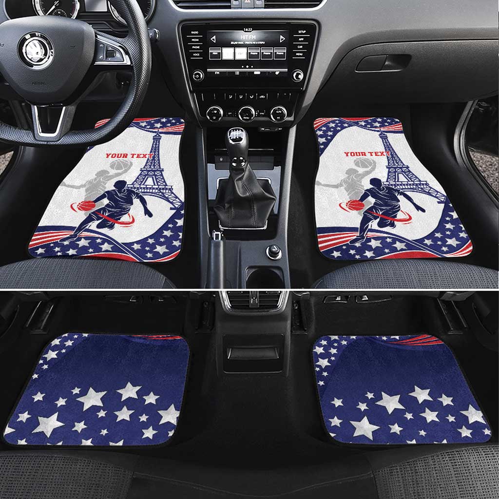 Personalized USA Basketball Car Mats One For All Summer Sport LT9 - Wonder Print Shop