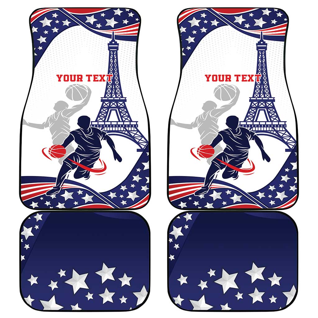 Personalized USA Basketball Car Mats One For All Summer Sport LT9 - Wonder Print Shop