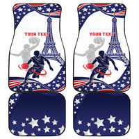 Personalized USA Basketball Car Mats One For All Summer Sport LT9 - Wonder Print Shop