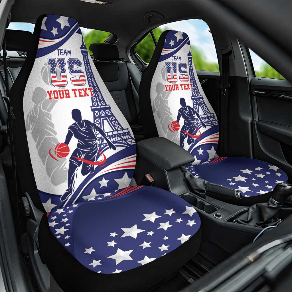 Personalized USA Basketball Car Seat Cover One For All Summer Sport LT9 - Wonder Print Shop