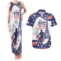 Personalized USA Basketball Couples Matching Tank Maxi Dress and Hawaiian Shirt One For All Summer Sport LT9 - Wonder Print Shop