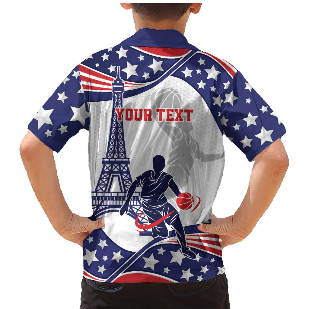 Personalized USA Basketball Family Matching Mermaid Dress and Hawaiian Shirt One For All Summer Sport LT9 - Wonder Print Shop