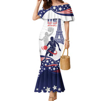Personalized USA Basketball Family Matching Mermaid Dress and Hawaiian Shirt One For All Summer Sport LT9 - Wonder Print Shop