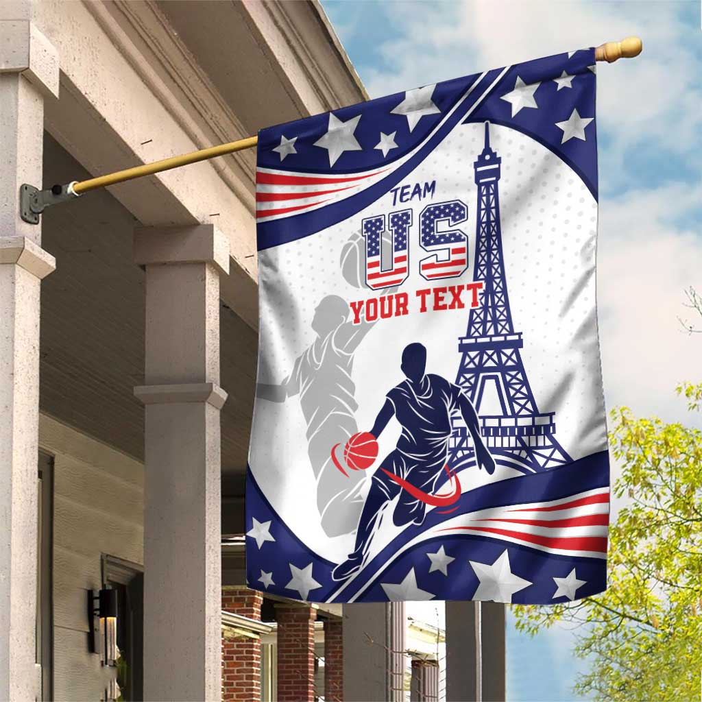 Personalized USA Basketball Garden Flag One For All Summer Sport - Wonder Print Shop