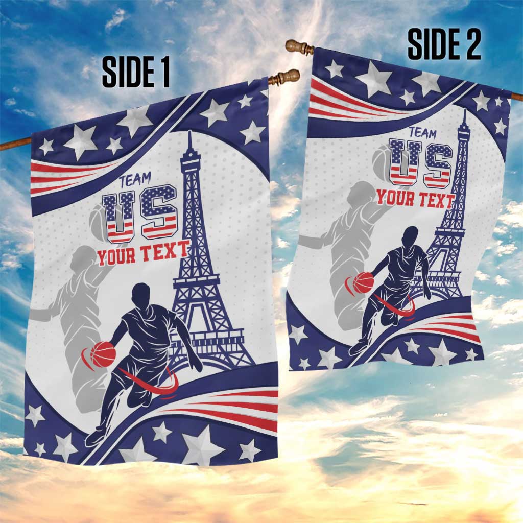 Personalized USA Basketball Garden Flag One For All Summer Sport - Wonder Print Shop