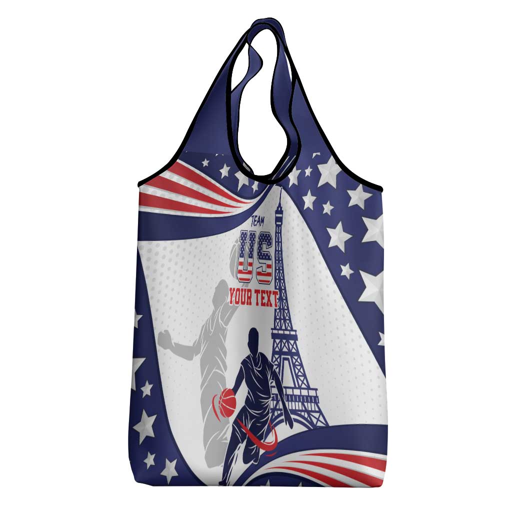 Personalized USA Basketball Grocery Bag One For All Summer Sport