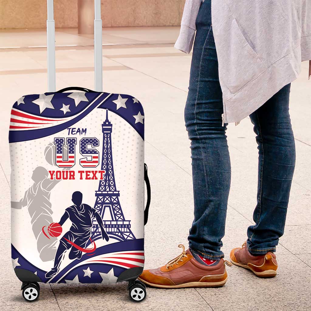 Personalized USA Basketball Luggage Cover One For All Summer Sport - Wonder Print Shop
