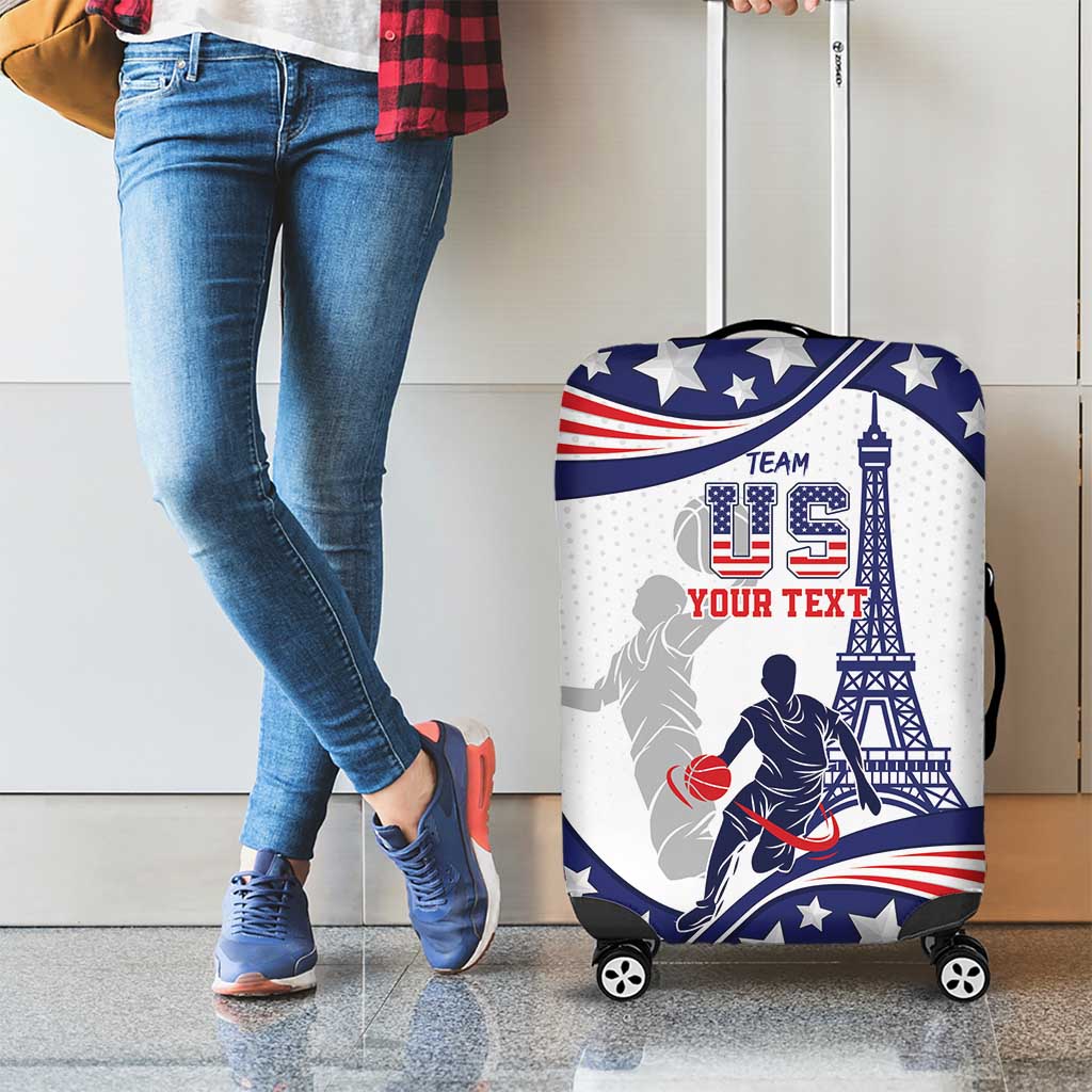 Personalized USA Basketball Luggage Cover One For All Summer Sport - Wonder Print Shop