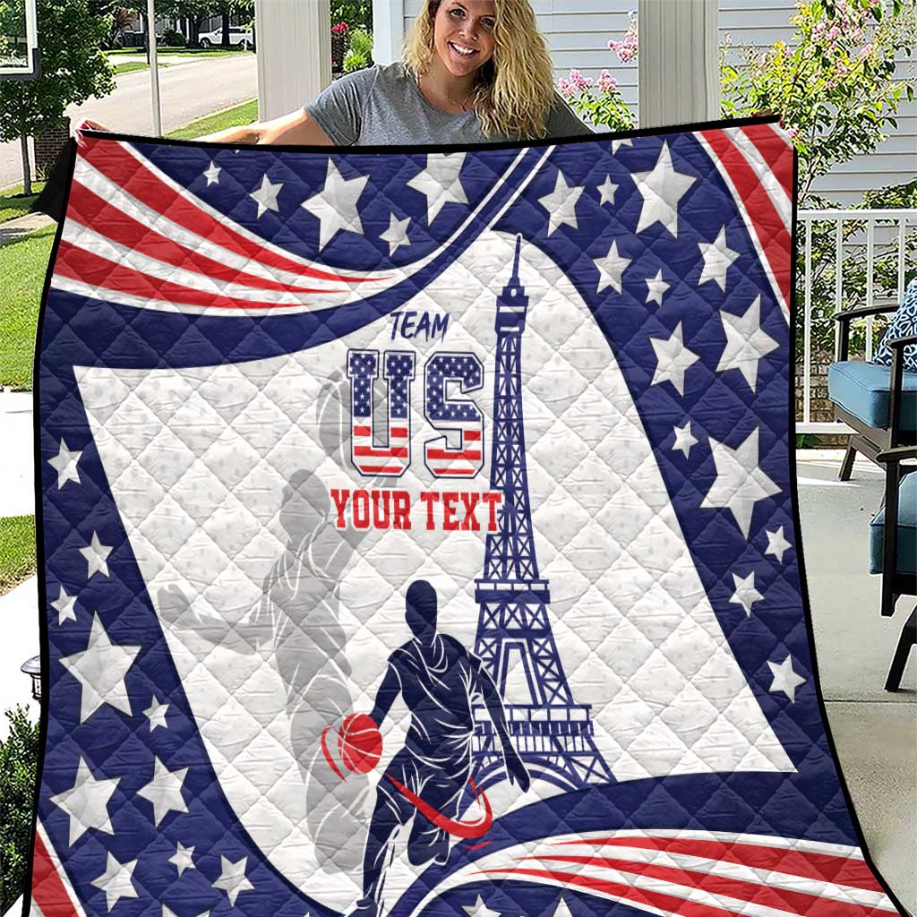 Personalized USA Basketball Quilt One For All Summer Sport - Wonder Print Shop