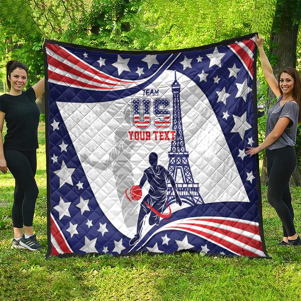 Personalized USA Basketball Quilt One For All Summer Sport - Wonder Print Shop