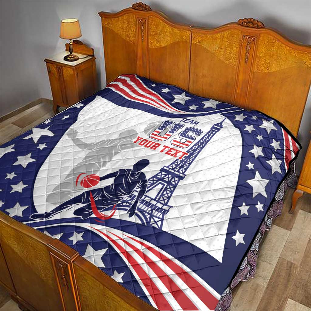 Personalized USA Basketball Quilt One For All Summer Sport - Wonder Print Shop