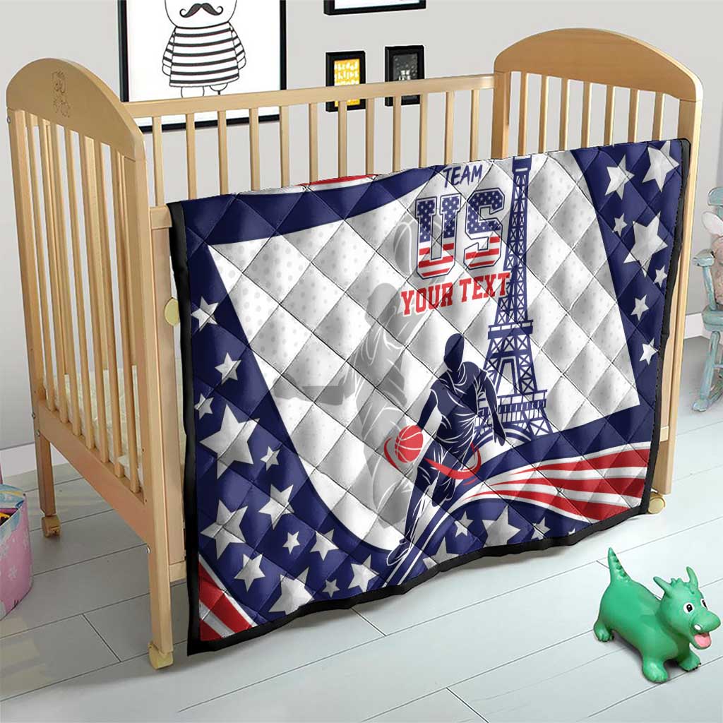 Personalized USA Basketball Quilt One For All Summer Sport - Wonder Print Shop