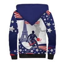 Personalized USA Basketball Sherpa Hoodie One For All Summer Sport - Wonder Print Shop