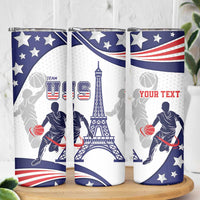 Personalized USA Basketball Skinny Tumbler One For All Summer Sport - Wonder Print Shop