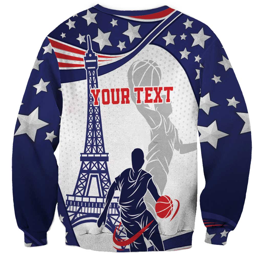 Personalized USA Basketball Sweatshirt One For All Summer Sport - Wonder Print Shop