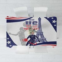 Personalized USA Basketball Tablecloth One For All Summer Sport - Wonder Print Shop