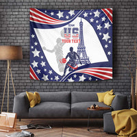 Personalized USA Basketball Tapestry One For All Summer Sport - Wonder Print Shop