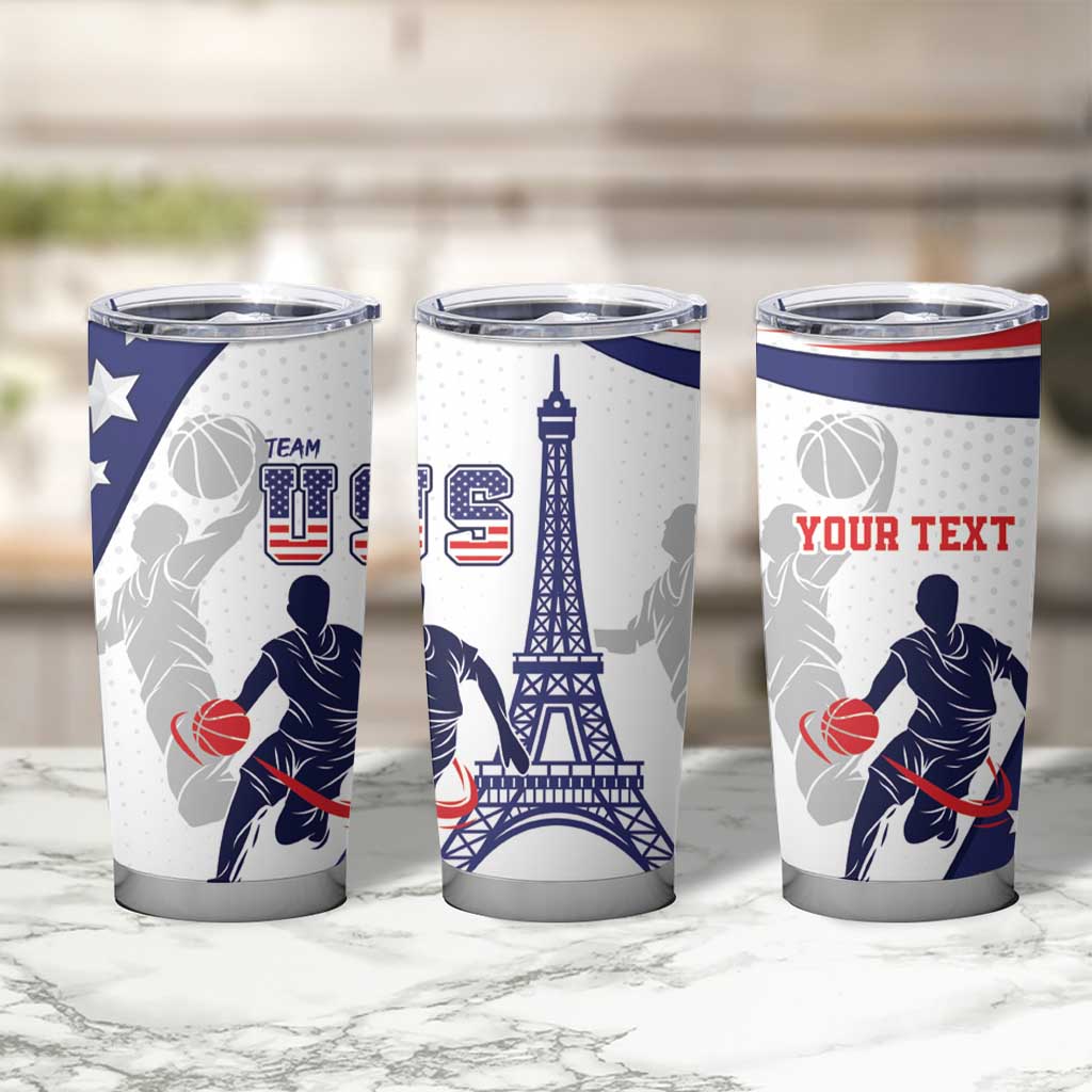 Personalized USA Basketball Tumbler Cup One For All Summer Sport - Wonder Print Shop
