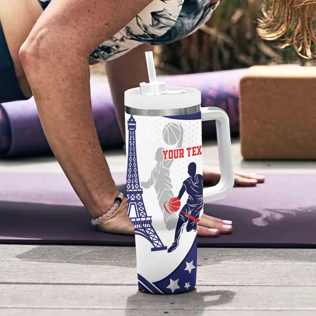 Personalized USA Basketball Tumbler With Handle One For All Summer Sport - Wonder Print Shop