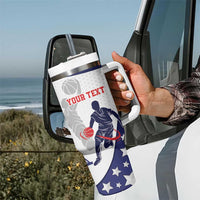 Personalized USA Basketball Tumbler With Handle One For All Summer Sport - Wonder Print Shop