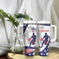 Personalized USA Basketball Tumbler With Handle One For All Summer Sport - Wonder Print Shop