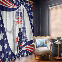 Personalized USA Basketball Window Curtain One For All Summer Sport - Wonder Print Shop