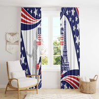 Personalized USA Basketball Window Curtain One For All Summer Sport - Wonder Print Shop