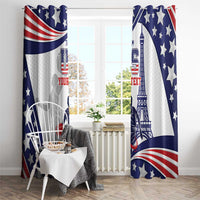 Personalized USA Basketball Window Curtain One For All Summer Sport - Wonder Print Shop