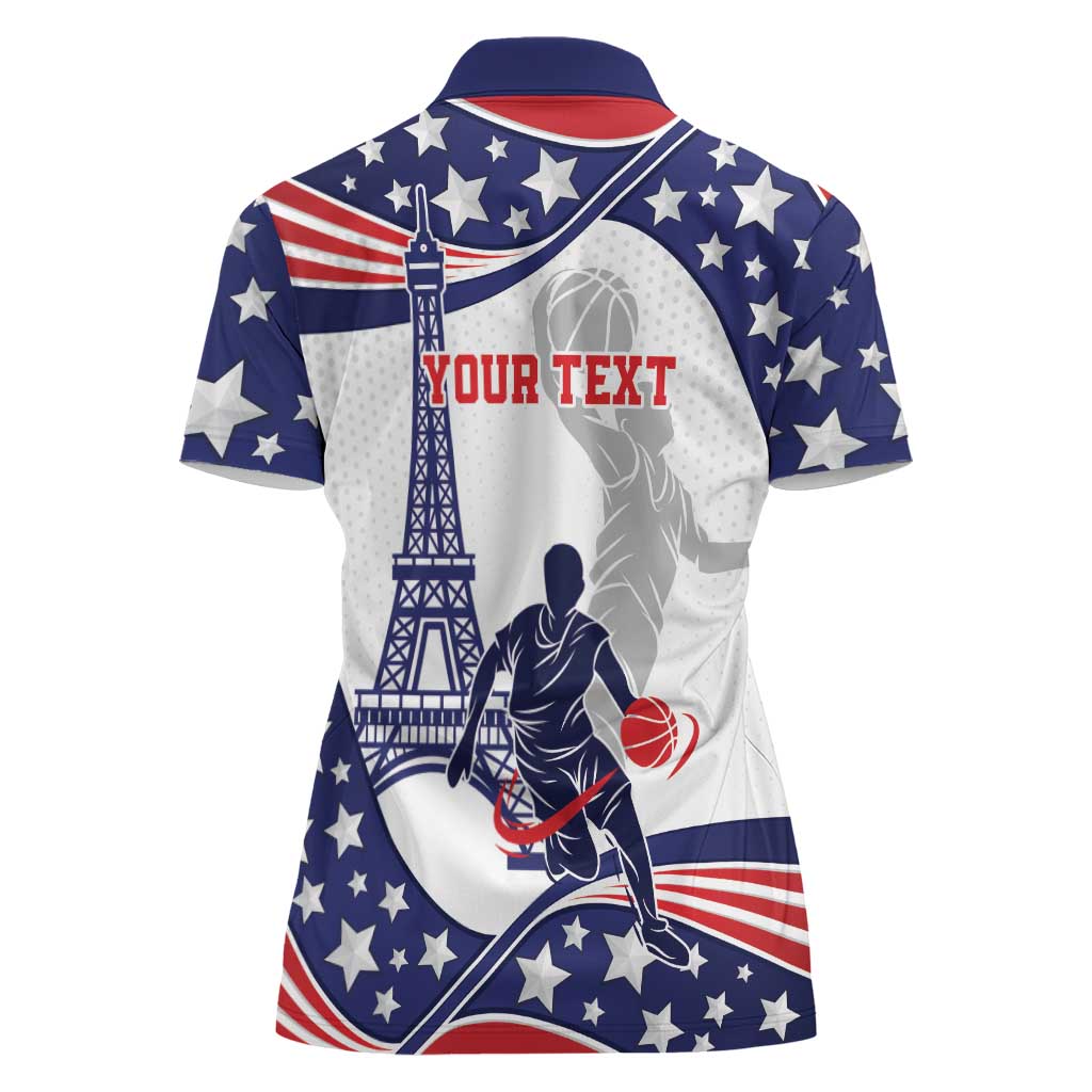 Personalized USA Basketball Women Polo Shirt One For All Summer Sport - Wonder Print Shop