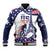 Personalized USA Cycling Baseball Jacket One For All Summer Sport LT9 - Wonder Print Shop
